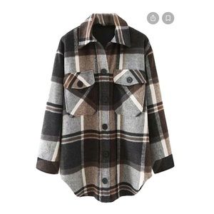 NEW KATHERINE' THICK PLAID SHIRT